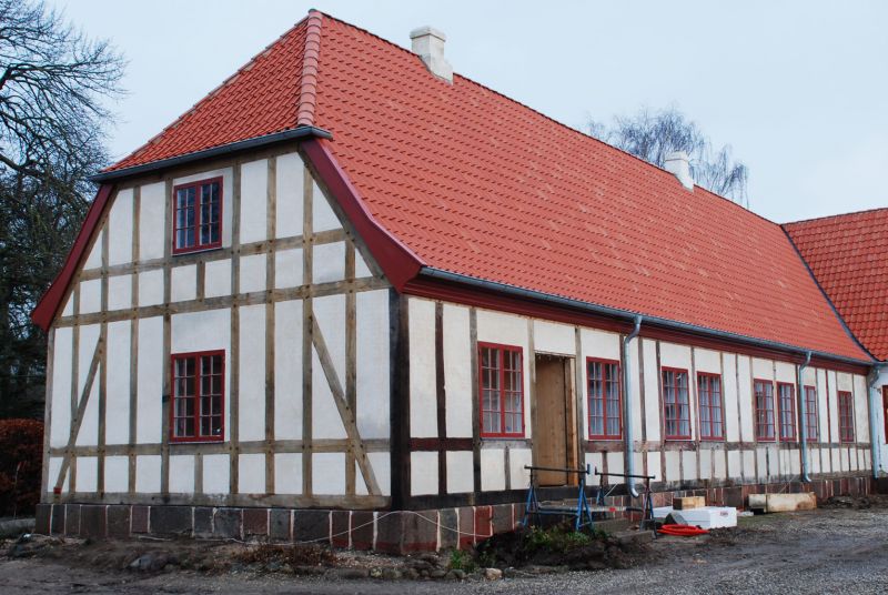 Bade Dächer Bad Bevensen Gutshof Dänemark Fachwerk Fenster Zimmerer Dachdecker Hohlpfanne