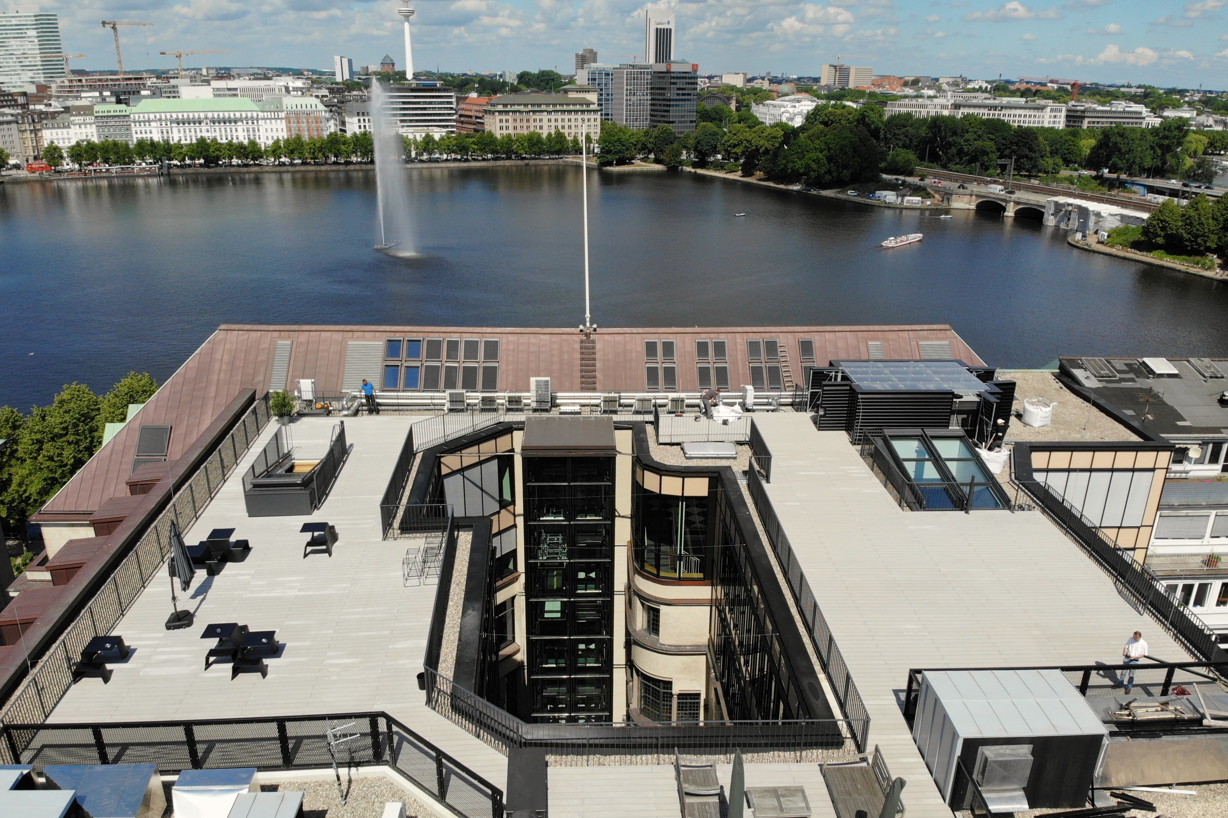 Bade Dächer BallinHof Klempnerei Denkmalpflege Kupfer