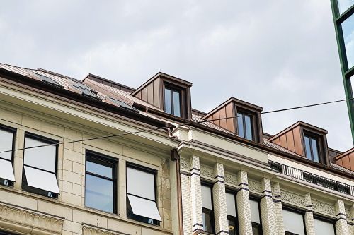 Bade Dächer BallinHof Klempnerei Denkmalpflege Kupfer