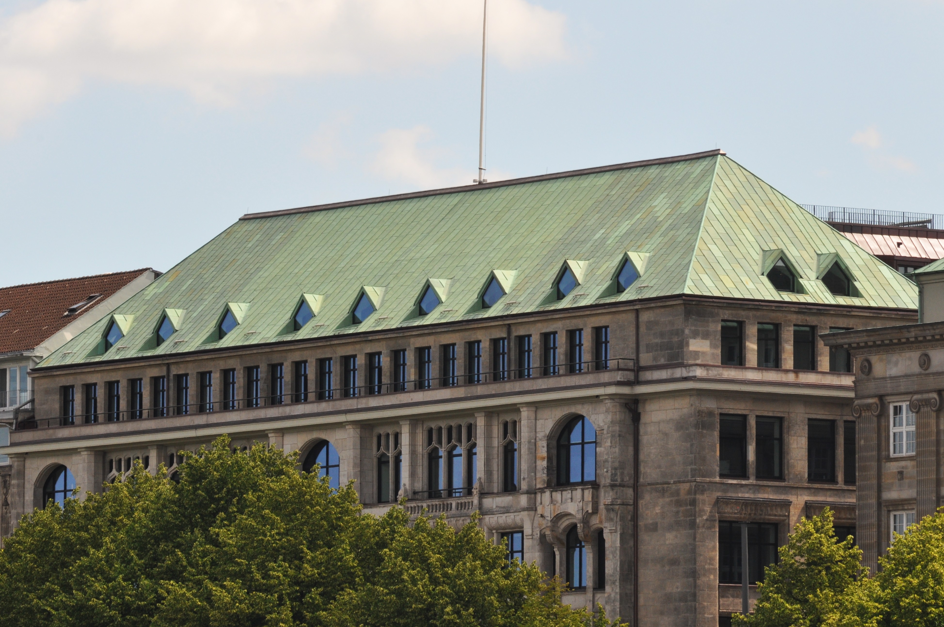 Bade Dächer BallinHof Klempnerei Denkmalpflege Kupfer